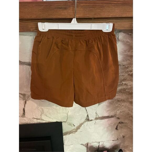 Halfdays Womens Caramel Brown Elastic Waist Hiking Climbing Shorts Size XS - Picture 2 of 5